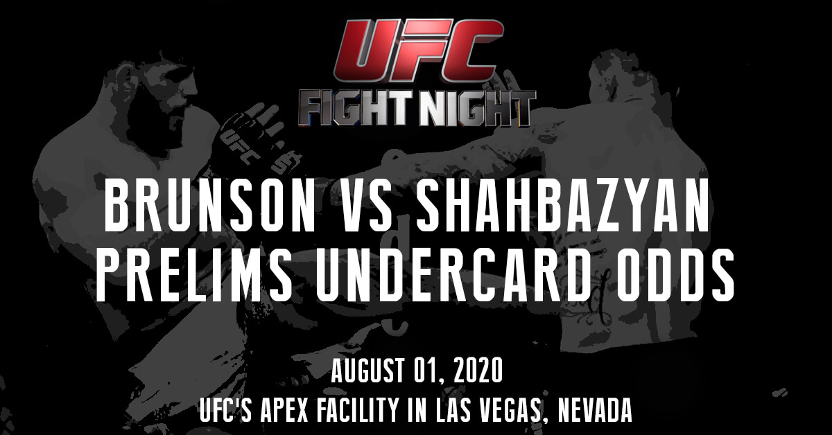 Brunson vs Shahbazyan Prelims Undercard - UFC Fight Night Logo