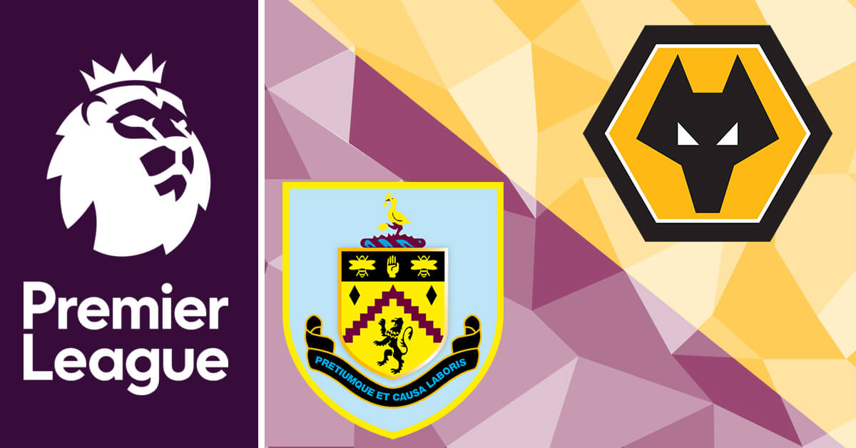 Burnley vs Wolverhampton Logos - EPL Logo