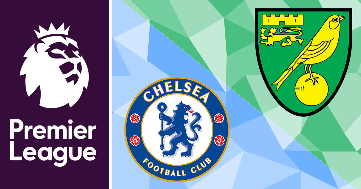 Chelsea vs Norwich City Logos - Premier League Logo