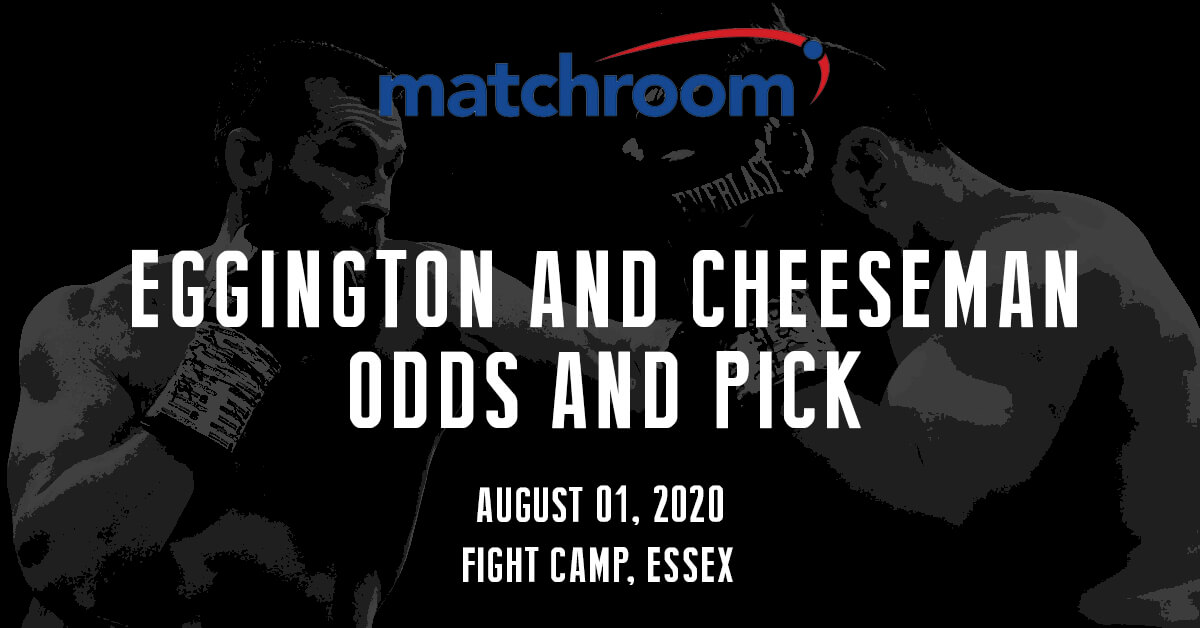 Eggington and Cheeseman Odds - Matchroom Logo - Boxing Match Background