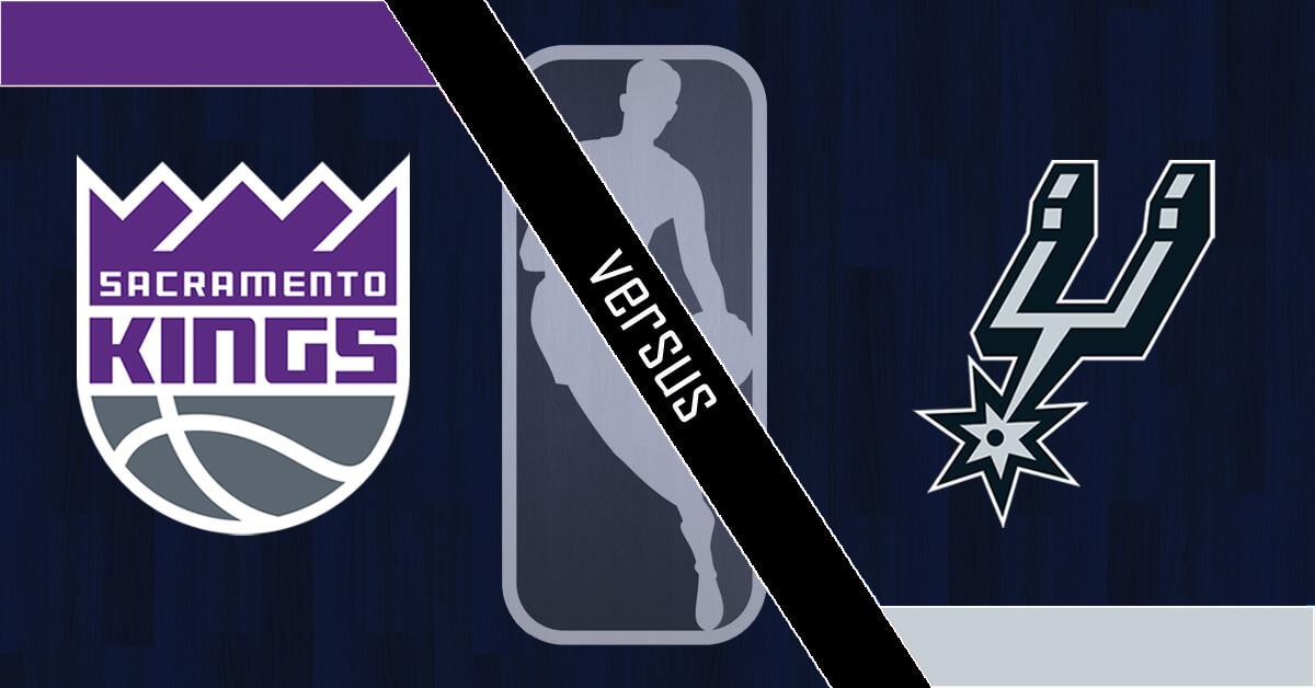 Sacramento Kings vs San Antonio Spurs Logos - NBA Logo