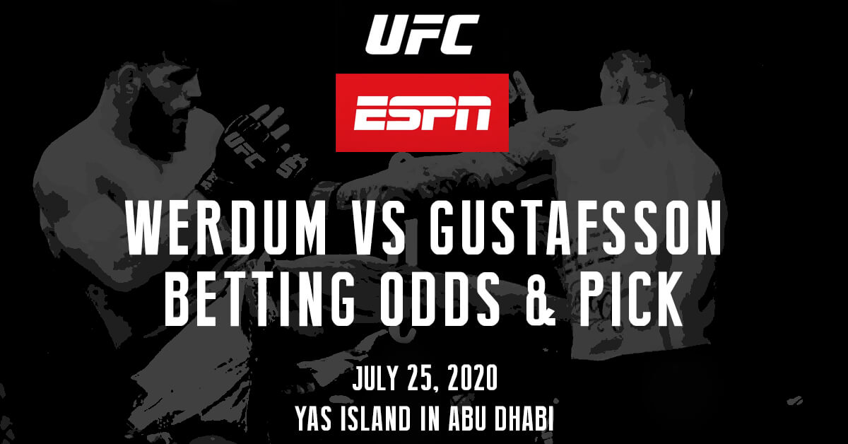 Werdum vs Gustafsson Betting Odds - UFC and ESPN Logos