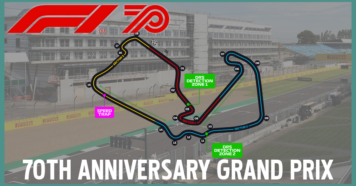 70th Anniversary Grand Prix at the Silverstone Circuit - Formula 1 70 Logo