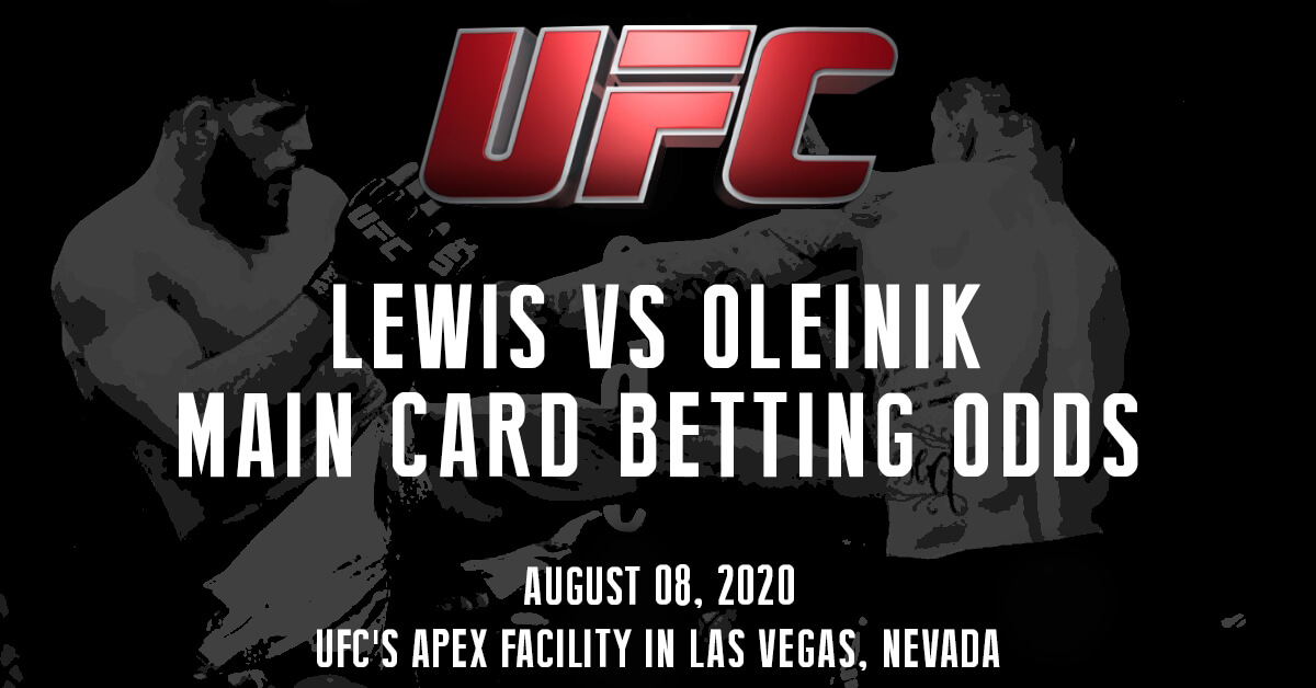 Lewis vs Oleinik Main Card - UFC Logo