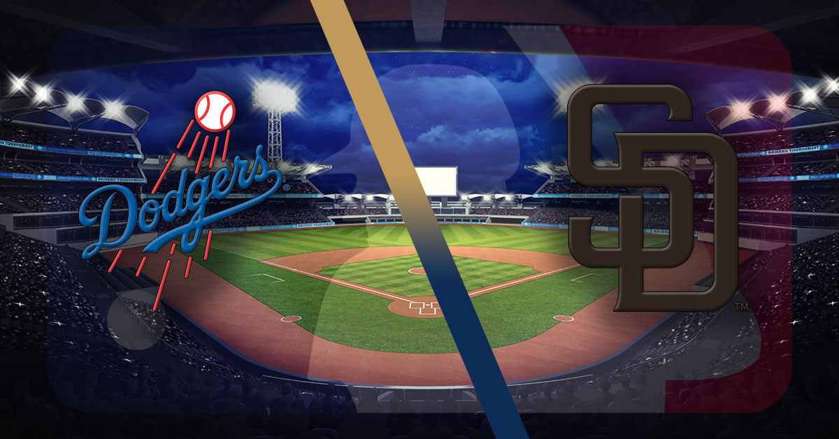 Dodgers Vs Padres - Baseball Field Background