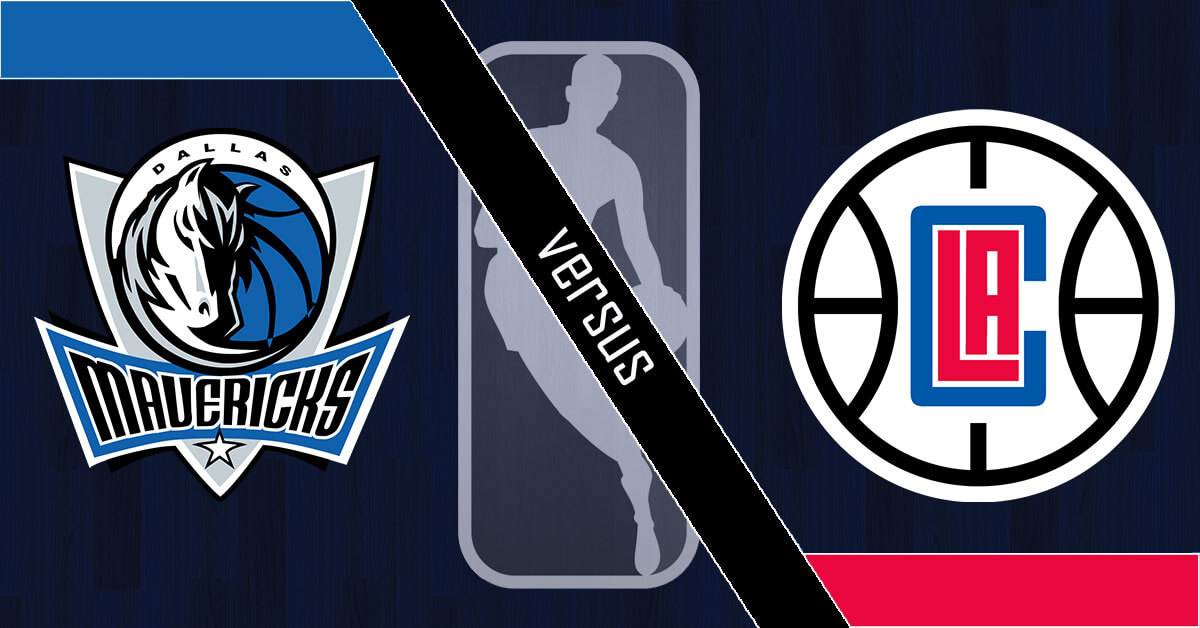 Dallas Mavericks Vs Los Angeles Clippers Logos - NBA Logo